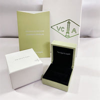 [
Bluetears-Jewels]VA CLOVER BRACELET NECKLACE RING BOX GIFT BAG