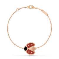 [
Bluetears-Jewels]LUCKY SPRING 1 MOTIF PINK GOLD BRACELET