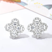 [Blue Jewels]LOOP EARRINGS FULL MOTIF DIAMOND 16MM