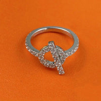 [
Bluetears-Jewels]ECHAPPEE RING SILVER DIAMOND