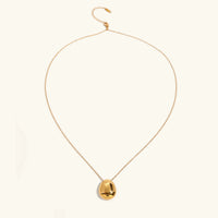 Claribel Gold Dome Necklace
