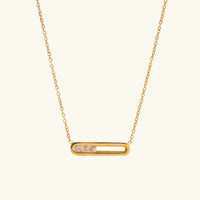 Abby Sculpted Gold Pendant