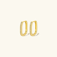 Melissa Oval Hoop Earrings