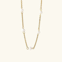 Nora Gold Pearl Necklace