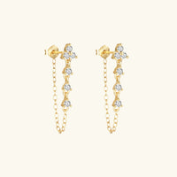Daniella Diamond Chain Stud