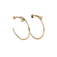 [
Bluetears-Jewels]JUSTE EARRINGS GOLD DIAMONDS 1.8MM