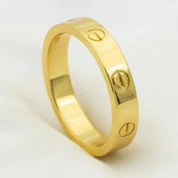 [Blue Jewels]LOVE RING 4MM 1 DIAMOND GOLD