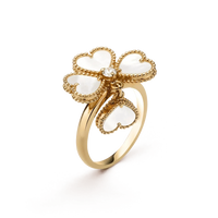 [
Bluetears-Jewels]SWEET CLOVER WHITE MOP RING