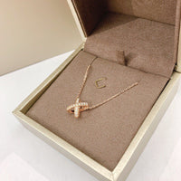[
Bluetears-Jewels]JEUX DE DIAMOND NECKLACE