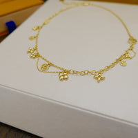 [
Bluetears-Jewels]BLOOMING SUPPLE NECKLACE BRASS