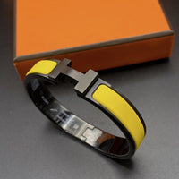 [
Bluetears-Jewels]CLIC HM SO BLACK YELLOW BRACELET