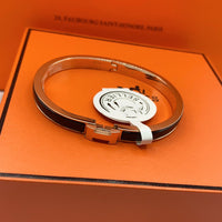 [
Bluetears-Jewels]CLASSIC HM CLIC BLACK 8MM ENAMEL BRACELET