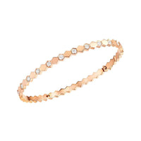 [
Bluetears-Jewels]BEE LOVE PINK GOLD DIAMOND BRACELET