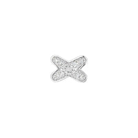 [
Bluetears-Jewels]JEUX DE SILVER DIAMOND EARRINGS