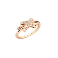 [
Bluetears-Jewels]JEUX DE PINK GOLD DIAMOND RING