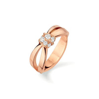 [
Bluetears-Jewels]LIENS RING PINK GOLD DIAMOND