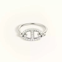 [
Bluetears-Jewels]RONDE SMALL SILVER DIAMOND RING