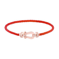 [
Bluetears-Jewels]FORCE 10 HALF DIAMOND PINK GOLD RED CORDERI LARGE AND MEDIUM MODEL