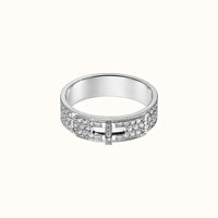 [
Bluetears-Jewels]KELLY SILVER DIAMOND RING