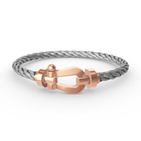 [Blue Jewels]FORCE LARGE HORSESHOE NO DIAMOND BRACELET ROSE GOLD