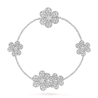 [
Bluetears-Jewels]FRIVOLE SILVER 5 FLOWERS BRACELET