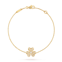 [
Bluetears-Jewels]FRIVOLE GOLD FLOWER DIAMOND BRACELET