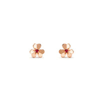 [
Bluetears-Jewels]FRIVOLE  FLOWER PINK EARRINGS
