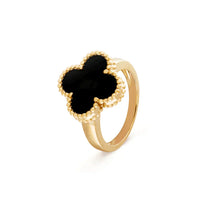 [Blue Jewels]CLOVER ONYX RING