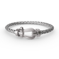[
Bluetears-Jewels]FORCE LARGE HORSESHOE NO DIAMOND BRACELET SILVER